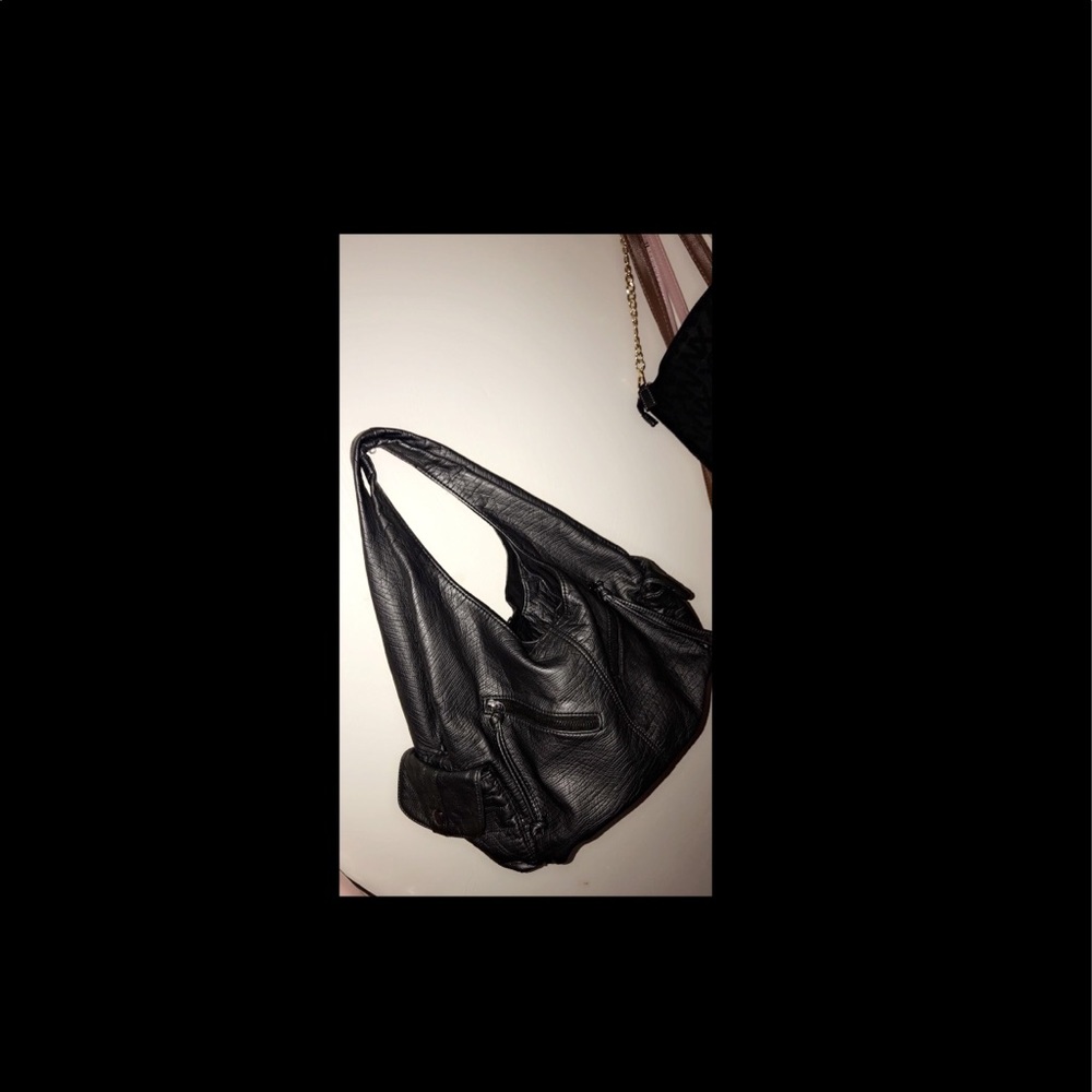 dark grey purse